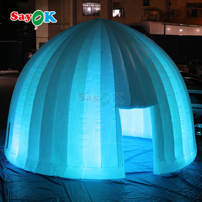Przenośny duży namiot igloo, kopuła na powietrze do imprezy na świeżym powietrzu, impreza klubowa, wesele