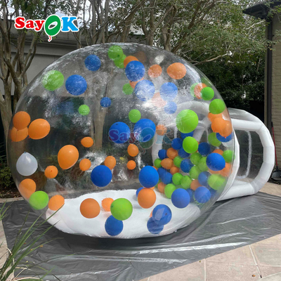 Sayok niestandardowy przejrzysty bubble house balon naladniany namiot powietrzny na imprezy na świeżym powietrzu