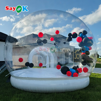 Sayok niestandardowy przejrzysty bubble house balon naladniany namiot powietrzny na imprezy na świeżym powietrzu