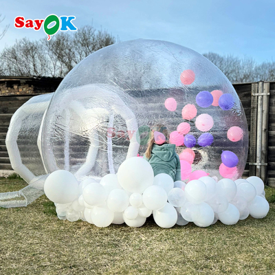 Przejrzysty dom z balonami z PVC, namiot z balonami