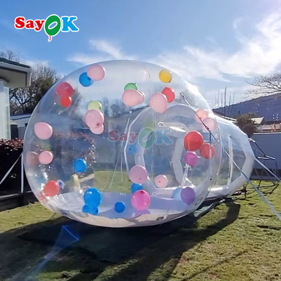 Przejrzysty dom z balonami z PVC, namiot z balonami