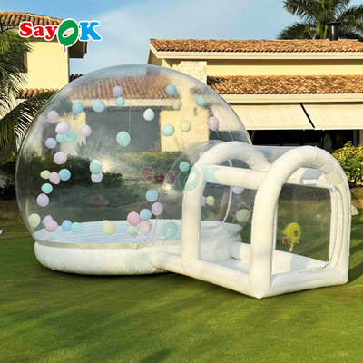 Sayok Transparent Bubble House Trampoline Inflatable Bubble House Dome dla dzieci