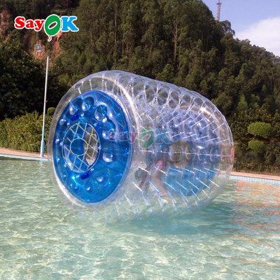 Sayok Nadmuchany Pływający Roller Aqua Zorbing Ball Przejrzysty PVC Cylinder Human Water Bubble Ball dla gry wodnej