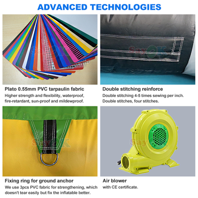 Sayok Commercial Grade PVC Bounce House Puchnięte mieszkanie dla dzieci