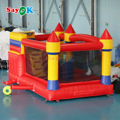 Tarpaulin Commercial Bounce House Combo Zamek nafilowy ze zjeżdżalnią