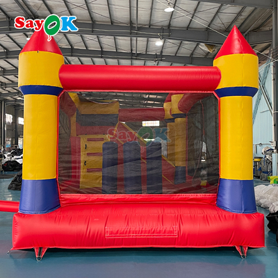 Tarpaulin Commercial Bounce House Combo Zamek nafilowy ze zjeżdżalnią