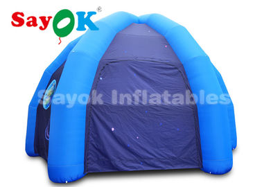 Nadmuchiwany namiot globu Gigantyczny nadmuchiwany namiot pająka Camping z dmuchawą powietrza na wystawę / targi
