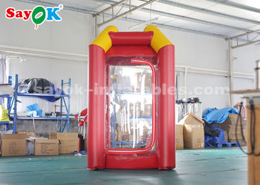 Red Nadmuchiwane produkty na zamówienie / Nadmuchiwana kostka z PVC z 2 dmuchawami pneumatycznymi