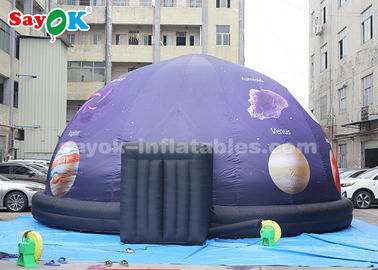 8 m silny namiot nadmuchiwany planetarium kopuły dla edukacji szkolnej