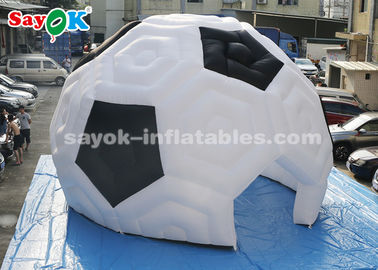 Nadmuchiwany namiot globusowy 8m H Trwały nadmuchiwany namiot piłkarski Oxford na targi sportowe