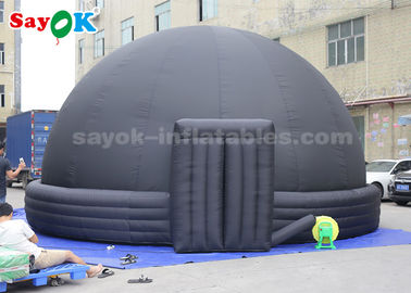 7-metrowy czarny nadmuchiwany namiot kopułowy do planetarium dla edukacji naukowej dla dzieci