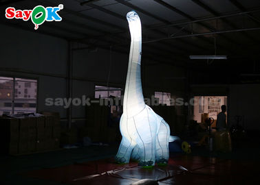 Nadmuchiwane postacie z kreskówek z tkaniny Oxford 4mH Dinozaur ze światłem LED