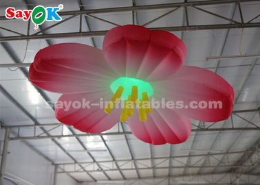 3m LED Wiszący kwiat Nadmuchiwana dekoracja oświetleniowa na ślub
