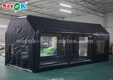 Nadmuchiwany namiot 6 * 3 * 2,5 m Oxford Cloth Nadmuchiwana kabina lakiernicza do konserwacji samochodu