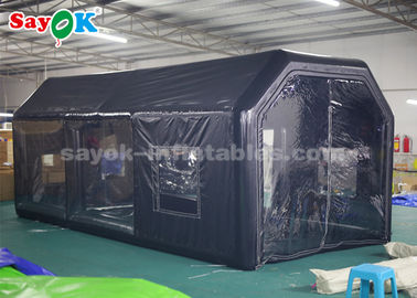 Nadmuchiwany namiot 6 * 3 * 2,5 m Oxford Cloth Nadmuchiwana kabina lakiernicza do konserwacji samochodu