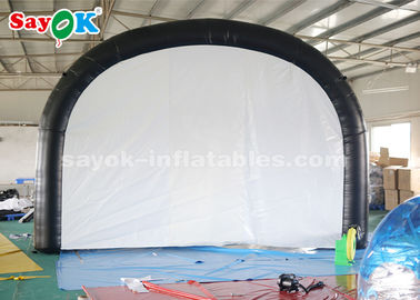 Wyjdź na zewnątrz Nadmuchiwany namiot Wejście do czarnego tunelu Nadmuchiwany namiot powietrzny na spotkanie sportowe na świeżym powietrzu