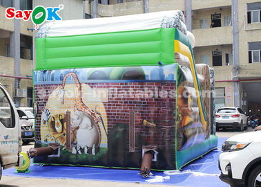 Komercyjny wydechowy zjeżdżalnik 6*4m Zwierzęce imprezy tematyczne Wydechowy zjeżdżalnik wydechowy do reklamy