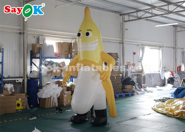 Nadmuchiwana maskotka bananowa 3m do reklamy zewnętrznej CE SGS ROHS
