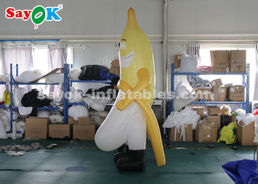 Balony o nadmuchu 3m Maskotka bananowa dla reklamy zewnętrznej CE SGS ROHS