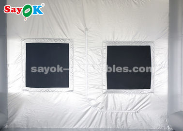 Namiot powietrzny Kampa przenośny 8,5 * 4,5 * 4 metry wysadzana kabina lakiernicza tkanina Oxford + przezroczysty materiał PVC