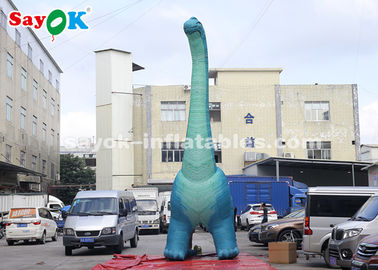 Nadmuchowy dinozaur świąteczny 7m H Giant Nadmuchowy dinozaur model z dmuchawką do wystawy