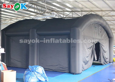 Wyjdź na zewnątrz Namiot powietrzny Nadmuchiwany namiot powietrzny z czarnej tkaniny Oxford do reklamy promocyjnej