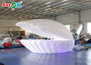 Biały 3-metrowy nadmuchiwany model światła LED do dekoracji ślubnych