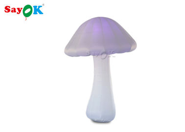 Nadmuchiwana poliestrowa dekoracja oświetleniowa ze światłem LED do grzybów imprezowych / dmuchanych