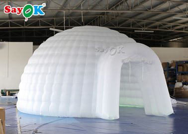 Zewnętrzny nadmuchiwany namiot Wewnątrz lub na zewnątrz nadmuchiwany namiot kopułowy do promocji / wysadzenia Igloo