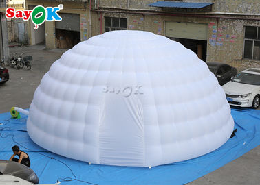 Go Outdoor Air Tent 8m Gigantyczny nadmuchiwany namiot kopułowy Igloo z dmuchawą powietrza na wystawy