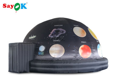 Nadmuchiwane cyfrowe mobilne planetarium z matą podłogową z PVC do muzeum astronomicznego