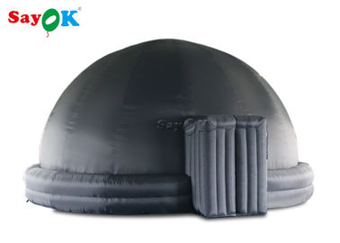 6-metrowy namiot kopułowy Black Blow Up Planetarium 100% zaciemnienia do szkoły