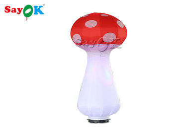 Niestandardowy nadmuchiwany model grzybowy LED do dekoracji imprez / przyjęć