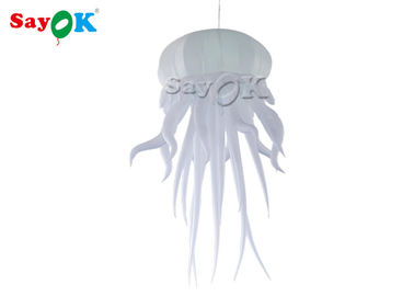 2M LED zmieniający kolor Nadmuchiwany wiszący wystrój meduz dla domu / baru / koncertu