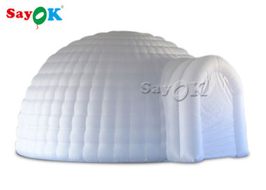 Namiot nadmuchiwany 5m biały nadmuchiwany namiot kopułowy Igloo z oświetleniem LED na wesele