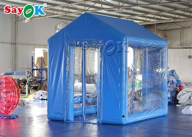 Nadmuchiwany namiot ramowy 3x2,5x3M Wodoodporny antywirusowy nadmuchiwany namiot medyczny hermetyczny z pompą powietrza