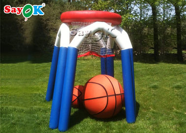 Niestandardowe nadmuchiwane gry sportowe Monster Outdoor Shooting Basketball Game With Air Blower