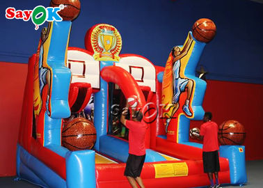 Zabawna komercyjna strzelanka do koszykówki Gigantyczne nadmuchiwane obręcze do koszykówki Nadmuchiwane gry imprezowe dla dorosłych
