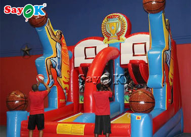 Zabawna komercyjna strzelanka do koszykówki Gigantyczne nadmuchiwane obręcze do koszykówki Nadmuchiwane gry imprezowe dla dorosłych