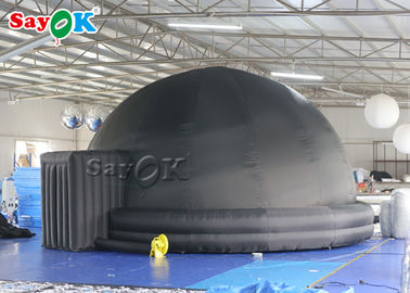 360 Dome Projection 5/6m Przenośny czarny nadmuchiwany namiot planetarny