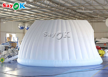 Duży nadmuchiwany namiot Imprezy firmowe Gotowe 6-metrowe nadmuchiwane namioty kopułowe LED