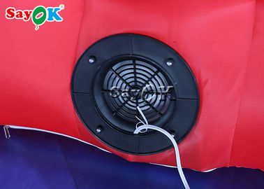 Czerwony ognioodporny kanał dezynfekcji Nadmuchiwany namiot medyczny