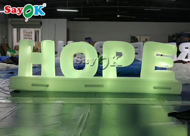 Konfigurowalny nadmuchiwany alfabet HOPE 1,3 m do promocji