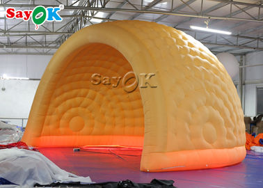 Nadmuchiwany namiot ogrodowy ROHS Parki rozrywki 6m LED Nadmuchiwany namiot kopułowy