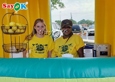 Naduchowy namiot podwórkowy mobilny naduchowy reklamy Lemonade Standing Booth Drink Bar Promocja