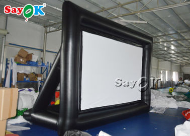 Wysadzony ekran projektora Tylna projekcja Tkanina Event Nadmuchiwany ekran filmowy