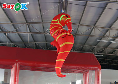 Nadmuchiwany model konika morskiego LED o długości 2 m do dekoracji festiwalu