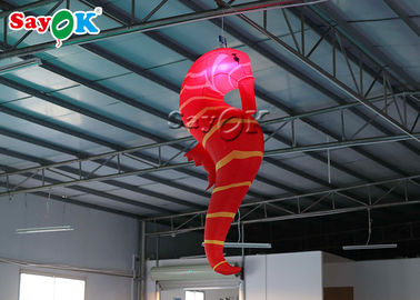 Nadmuchiwany model konika morskiego LED o długości 2 m do dekoracji festiwalu