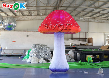 Dekoracja sceniczna Nadmuchiwany grzyb 2,5m ze światłem LED
