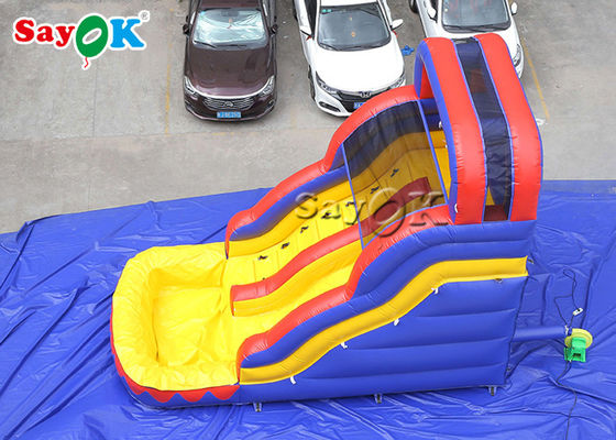 Przemysłowe dmuchane zjeżdżalnie wodne Outdoor Anti Ruptured Pvc Children Inflatable Bouncer Slide